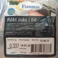 Rökt sida i bit