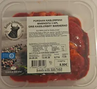 Porsaan kaslerpihvi marinoitu