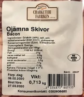 Ojämna Skivor Bacon