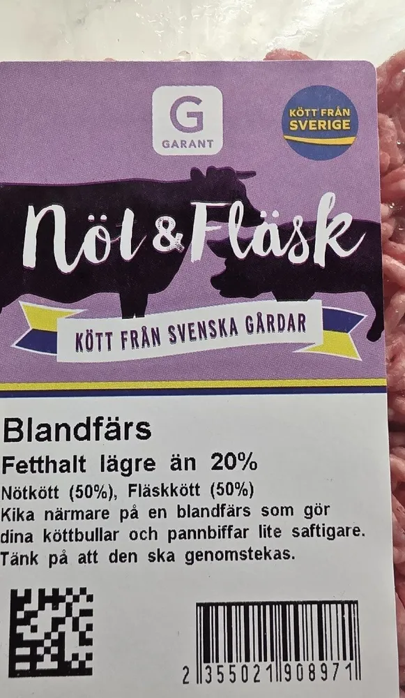 Blandfärs
