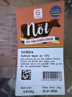 Nötfärs 12%