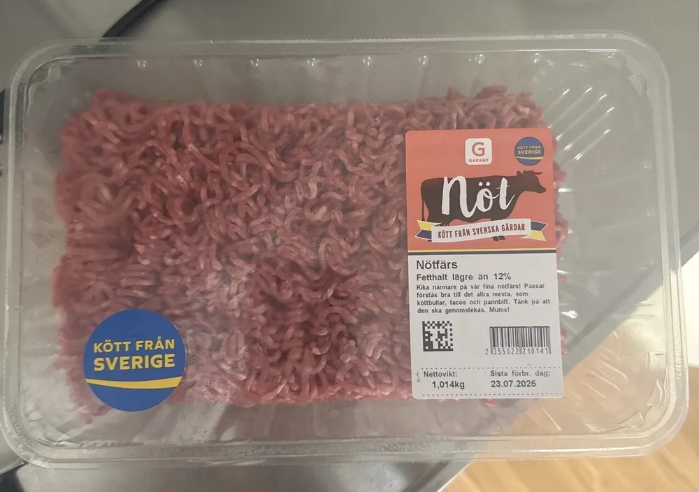 Nötfärs 12%