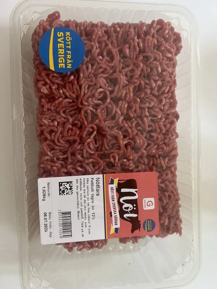Nötfärs