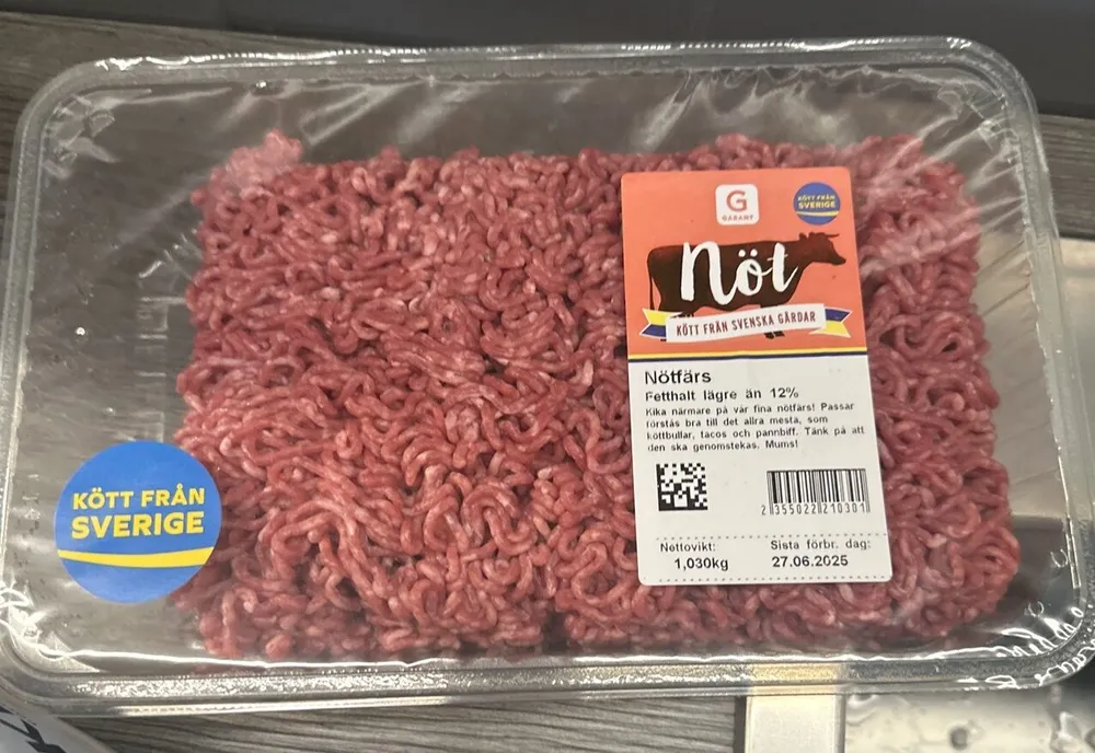 Nötfärs