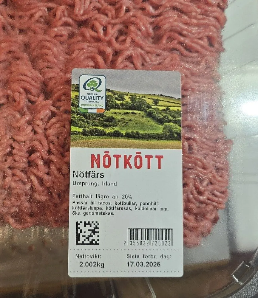 Nötfärs