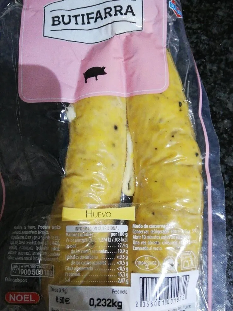 Butifarra de huevo