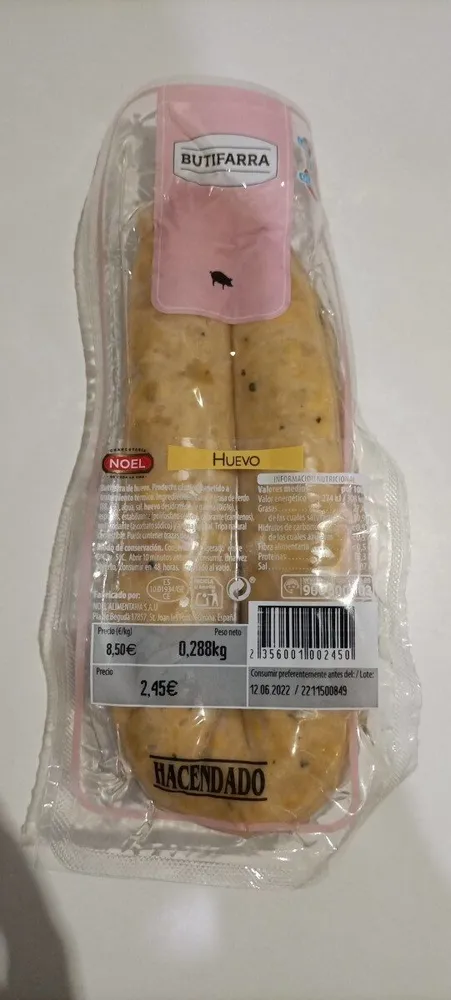 Butifarra huevo