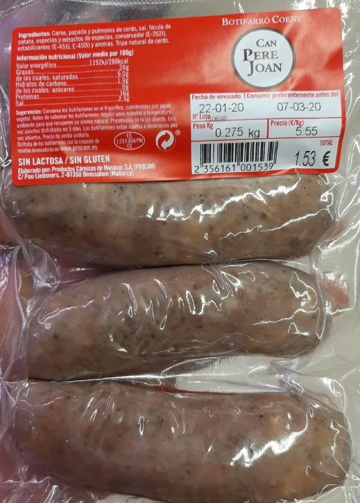 Botifarró coent