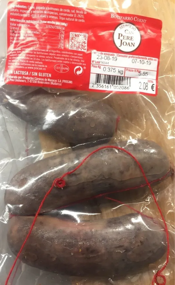 Botifarró coent