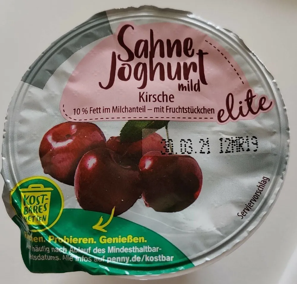 Sahne Joghurt Kirsche