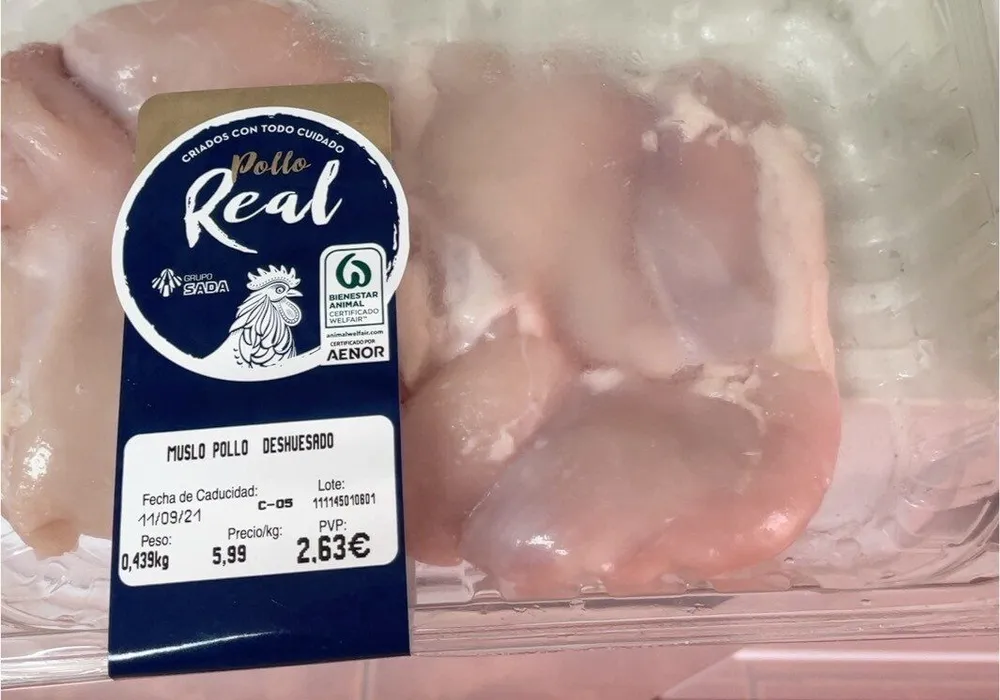 Muslo pollo deshuesado