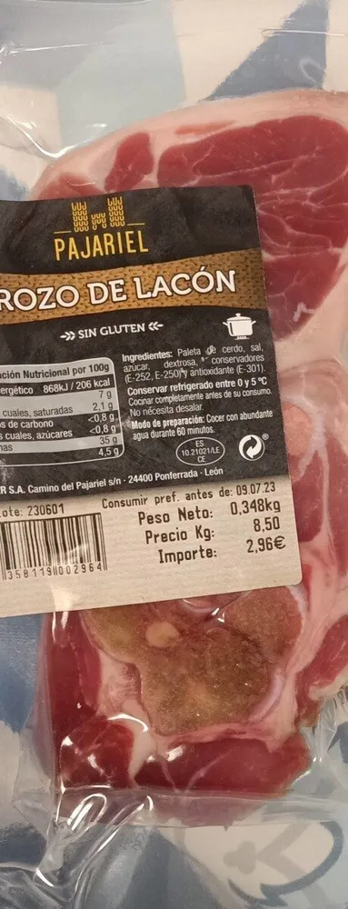 Trozo de jamón