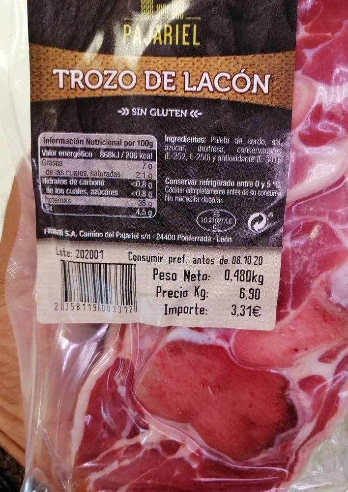 Trozo de lacón