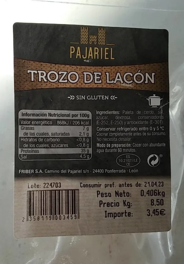 Trozo de lacón