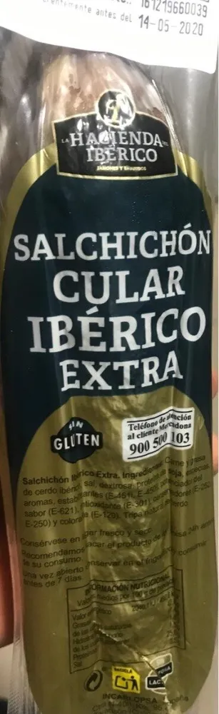 Salchichón cular ibérico extra