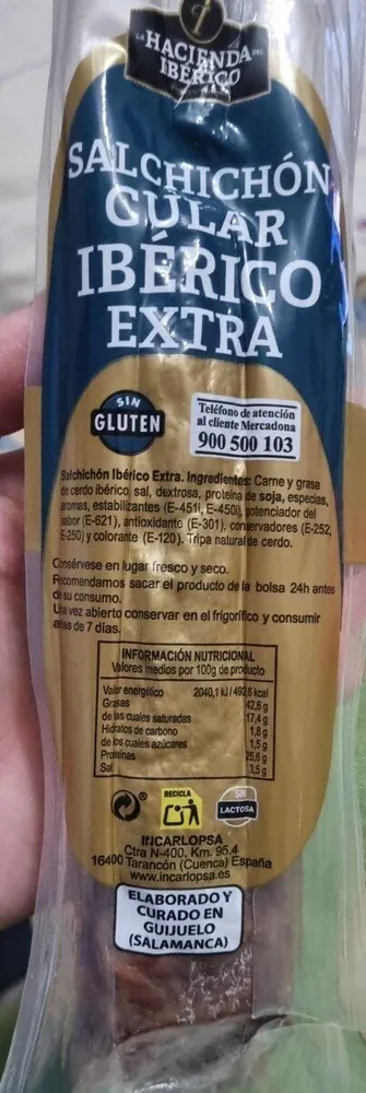 Salchichón cular ibérico