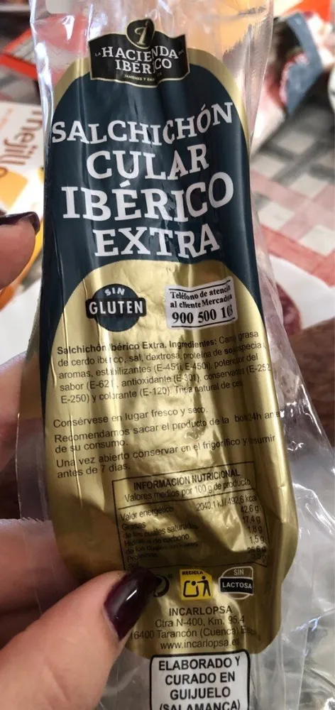 Salchichon cular iberico extra