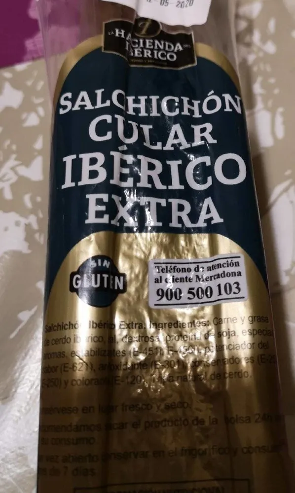 Salchichón cular ibérico extra