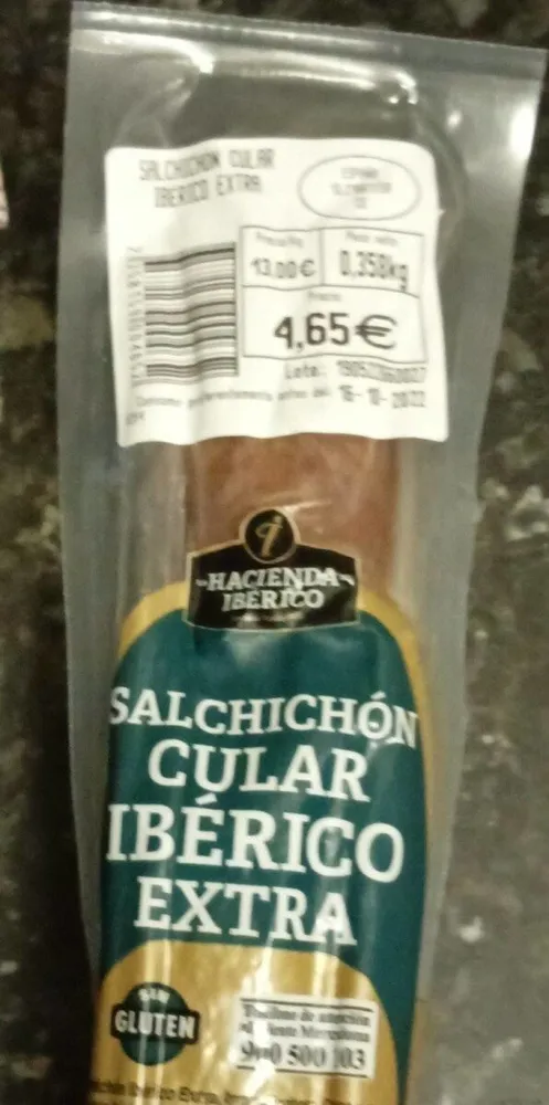 Salchichón cular ibérico extra