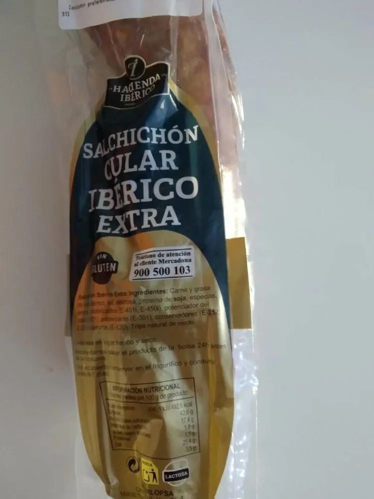 Salchichón cular ibérico