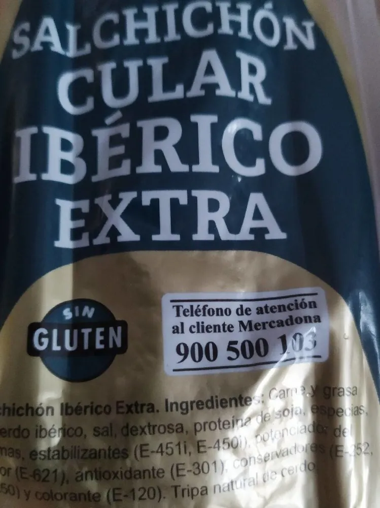 Salchichón cular ibérico extra