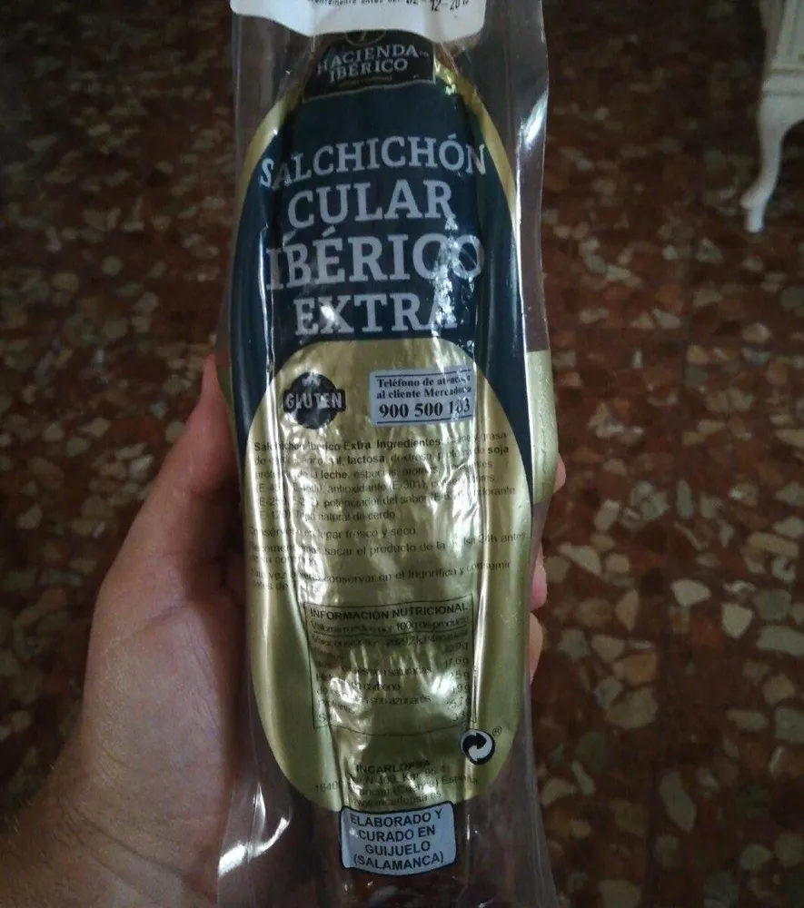 Salchichón cular ibérico extra