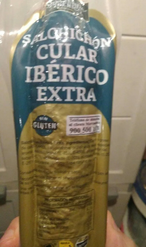 Salchichón cular ibérico extra