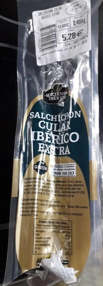 Salchichón cular ibérico extra