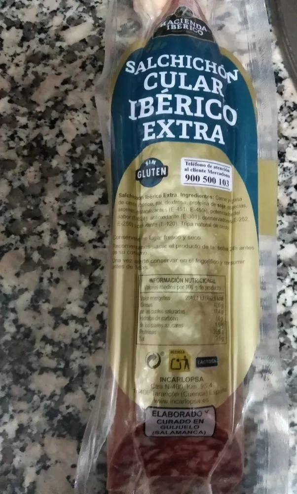 Salchichón cular ibérico