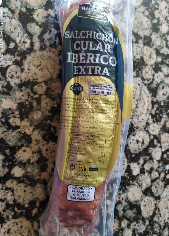 Salchichon cular ibérico extra