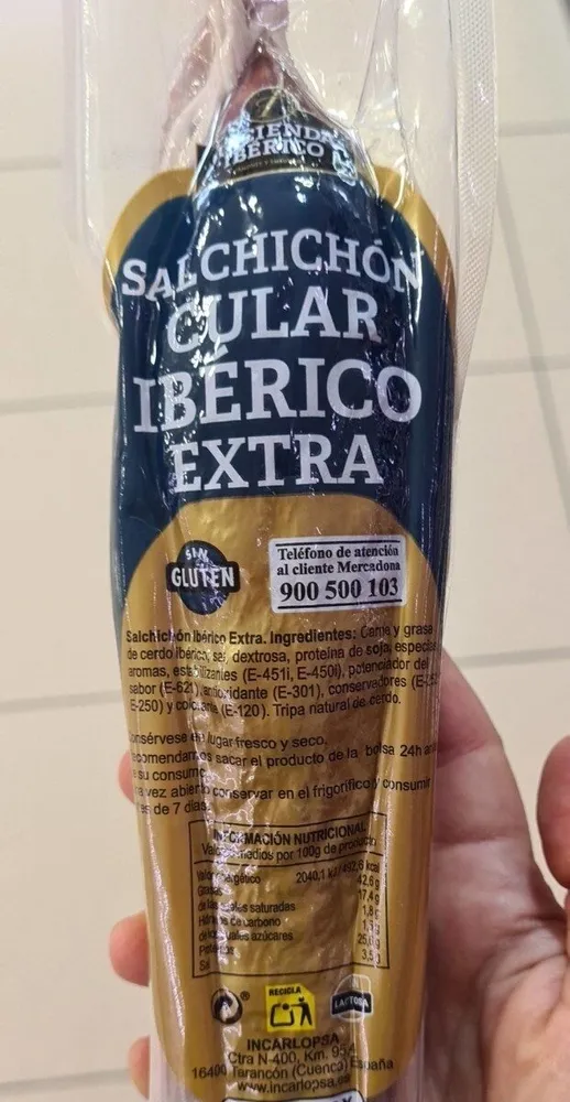 Salchichón Cular Ibérico Extra