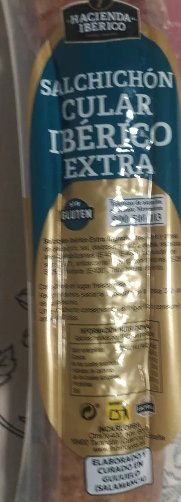 Salchichón Cular Ibérico Extra
