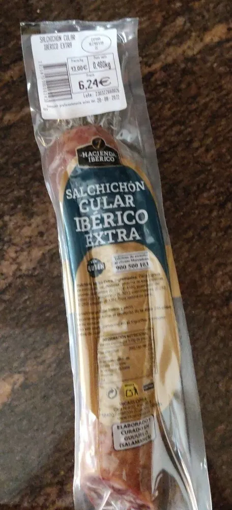 Salchichón Cular Ibérico extra