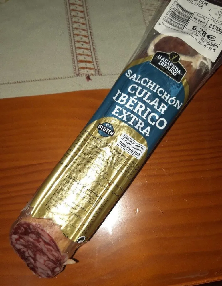Salchichón Cular Ibérico Extra
