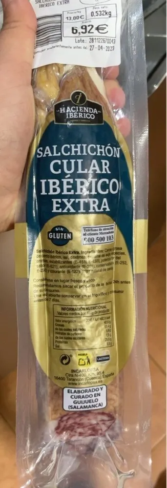 Salchichon cular iberico extra