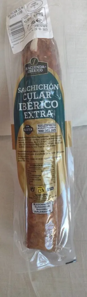 Salchichón cular ibérico extra