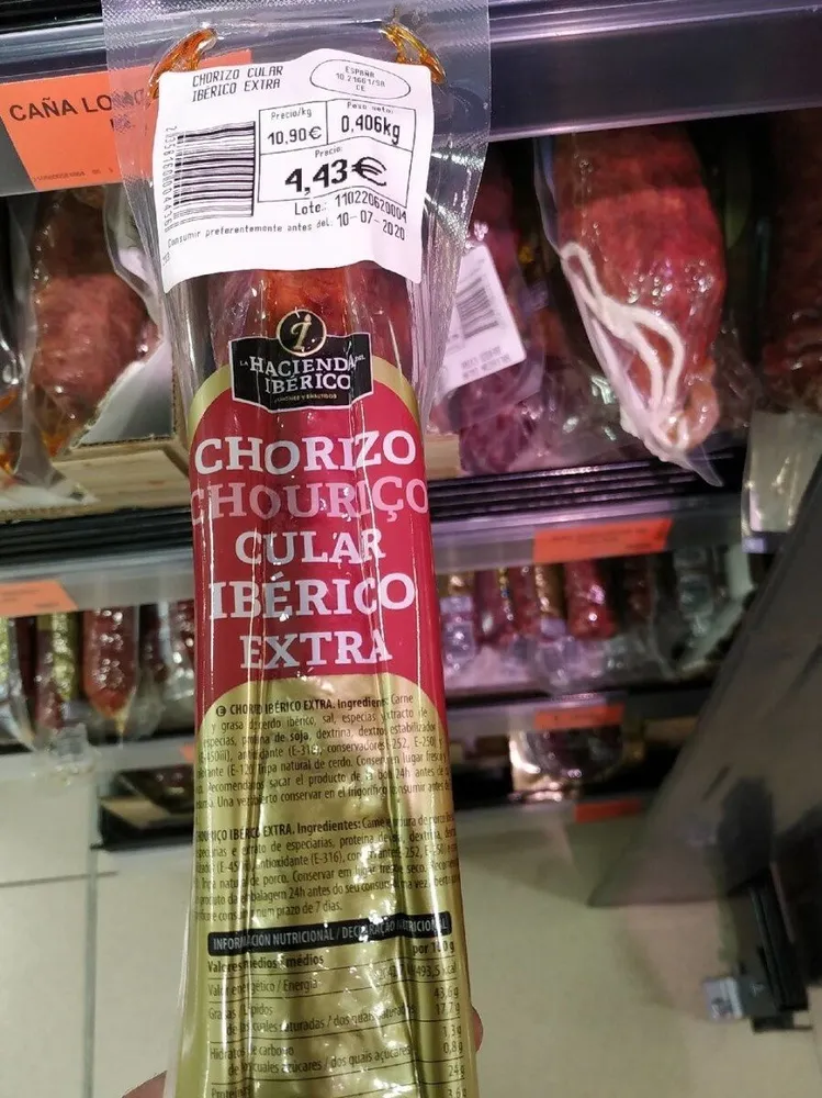 chorizo iberico cular