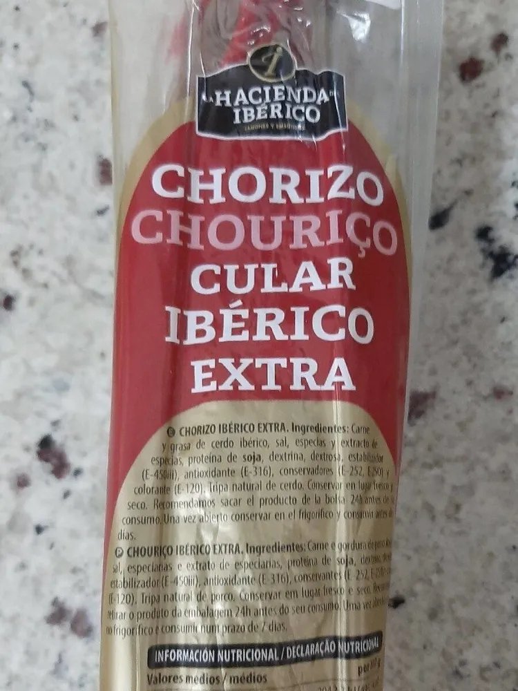 Chorizo cular