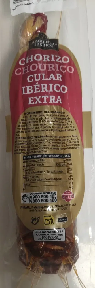 Chorizo cular ibérico extra