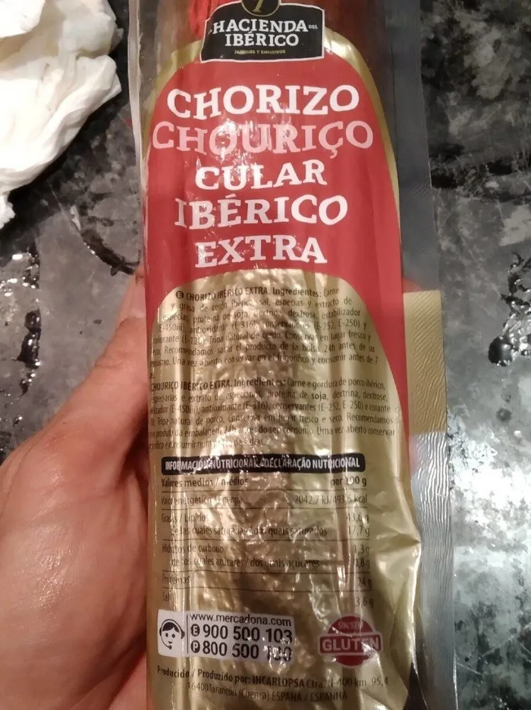 Chorizo cular ibérico