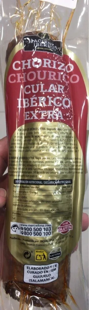 Chorizo cular iberico extra