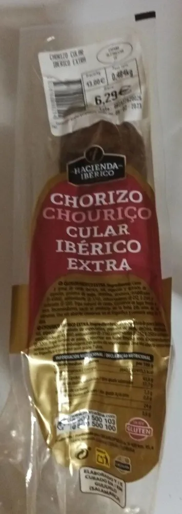 Chorizo claro ibérico extra
