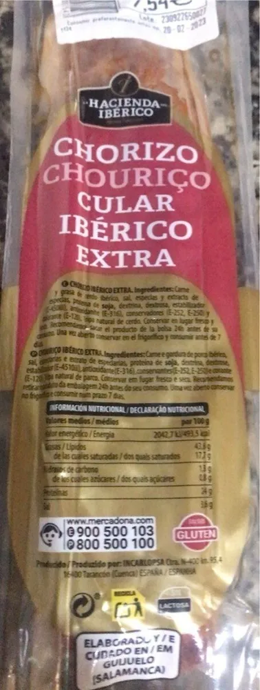 Chorizo ibérico extra