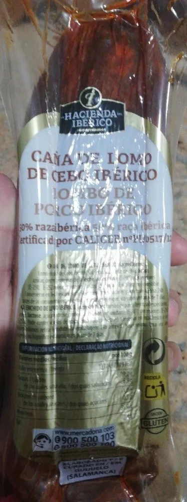 Caña de lomo de cebo ibérico
