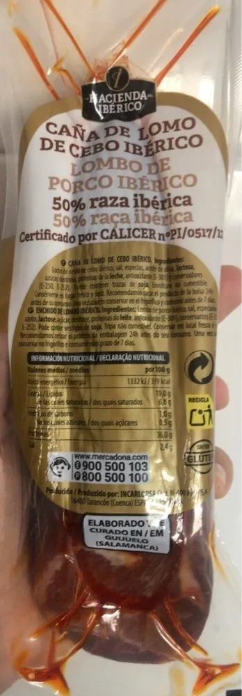 Caña de lomo de cebo iberico