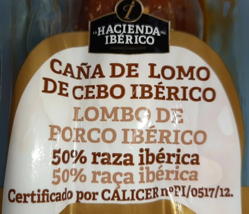 CAÑA DE LOMO DE CEBO IBÉRICO