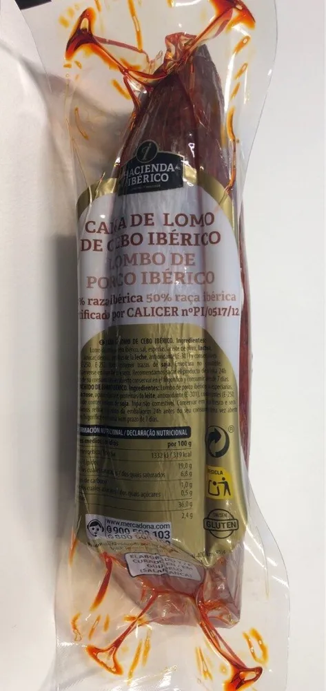 Caña de lomo de cebo ibérico