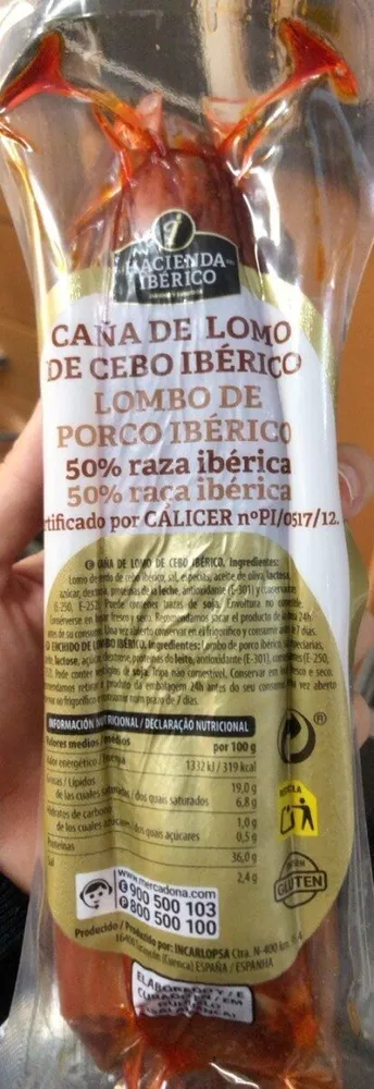 Caña de lomo de cebo iberico