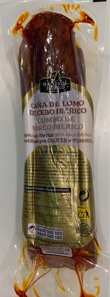 Caña de lomo de cebo ibérico