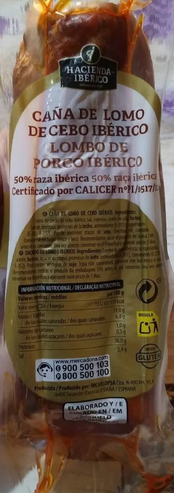 CAÑA DE LOMO CEBO IBERICO